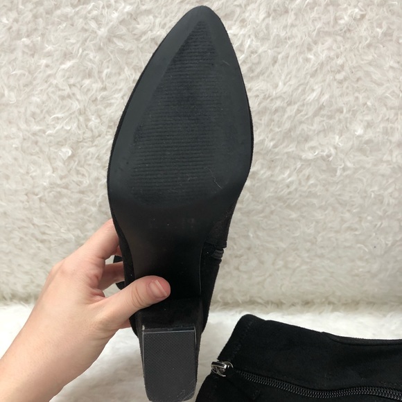 Steve Madden Elory black block heel ankle boots - Picture 7 of 8